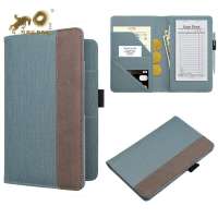 Hot sale  PU  leather restaurant guest check server book leather bill folder